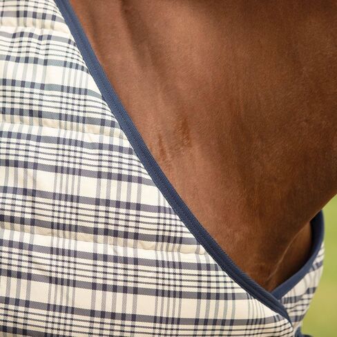 Schneiders Hunt Club Plaid II Open Front Surcingle 280g Medium Weight Horse Stable Blanket for Winter | Classic Plaid Style | Cozy Equestrian Barn Comfort in Saudi Arabia