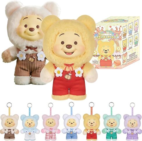 MINISO Disney Winnie The Pooh Farm Animal Series Blind Box زينة سطح المكتب/زخرفة معلقة هدية عيد الفصح ويني ذا بوه (واحدة عشوائية) in Kuwait
