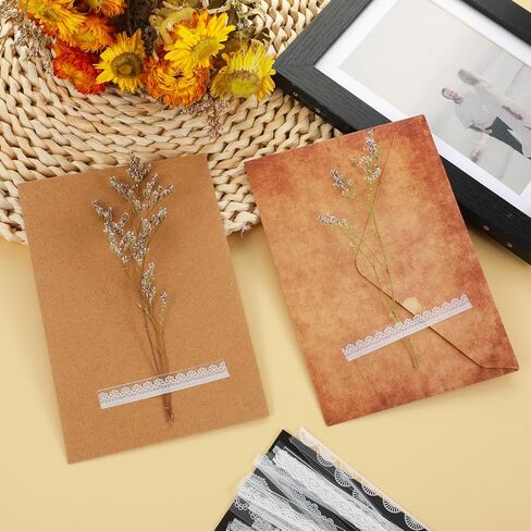 Classicseali 240PCS Lace Stickers for Scrapbooking,White Lace Stickers,Waterproof and Durable Scrapbook Laces Decoration Planners Scrapbook Laptops Journals Cups Vase Flower Pot Crafts Photo Frame in Saudi Arabia