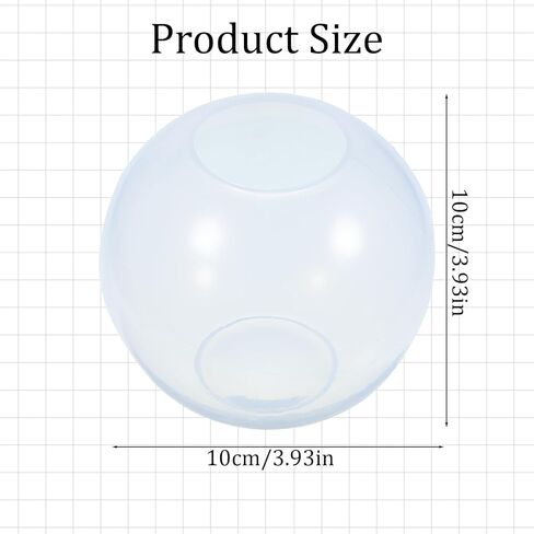 4 inch Large Sphere Resin Mold Silicone Sphere Mold 3D Seamless Silicone Ball Molds for Resin Art Epoxy Resins Candle Soap Bath Bomb Cement Plaster DIY Crafts Flower Keepsakes Home Decor in Kuwait