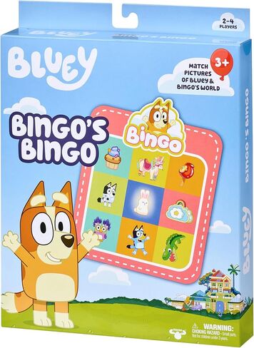 Bluey - Bingo's Bingo Card Game - Fun Matching Game Where You Match Images (13034) in Saudi Arabia