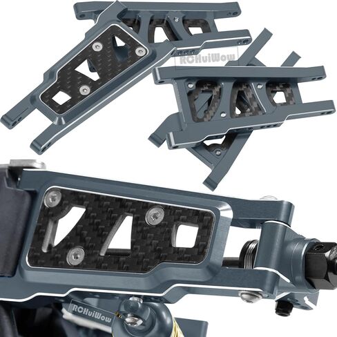 RC Upgrades Part for 1/10 Slash Rustler Stampede 4x4 (VXL),Alloy Aluminum Suspension Arms,Caster Block,Steering Blocks,Rear Stub Axle Carriers,Steering Blocks,Titanium in Saudi Arabia