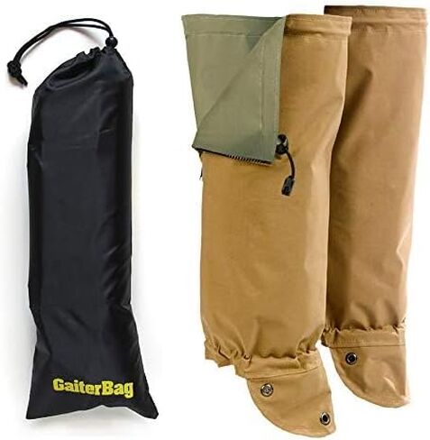 TurtleSkin SnakeArmor Reversible Snake Gaiters (Sage/Sage with Storage Bag, Regular) in Saudi Arabia