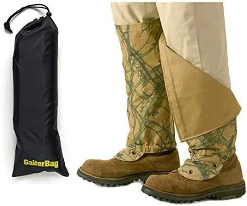 TurtleSkin SnakeArmor Reversible Snake Gaiters (Sage/Sage with Storage Bag, Regular) in Saudi Arabia