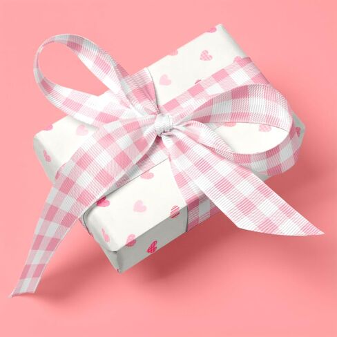 6 Rolls Pastel Plaids Wired Edge Ribbons, 24 Yards 2.5 in Easter Pastel Color Buffalo Plaids Patterns Gift Wrapping Ribbon for Easter DIY Crafts Bow Wreath Spring Party Decorations in Saudi Arabia