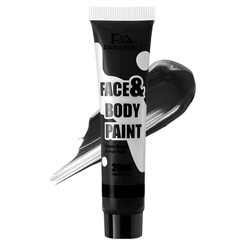 طلاء الوجه باللون الأسود والأبيض والأحمر - مجموعة طلاء الجسم غير السامة القائمة على الماء للشياطين والعنكبوت، تركيبة كاملة التغطية قابلة للغسل لحفلات الهالوين والحفلات التنكرية والأحداث الرياضية in Kuwait