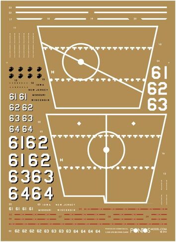 Pontos 1/350 USS BB-63 Missouri 1991 Detail up set 35009F1 in Saudi Arabia