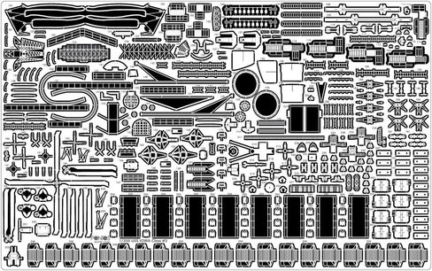 Pontos 1/350 USS BB-63 Missouri 1991 Detail up set 35009F1 in Saudi Arabia