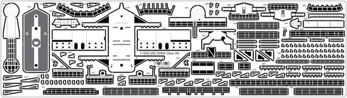 Pontos 1/350 USS BB-63 Missouri 1991 Detail up set 35009F1 in Saudi Arabia