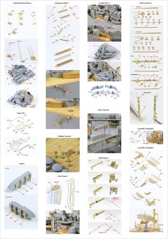 Pontos 1/350 USS BB-63 Missouri 1991 Detail up set 35009F1 in Saudi Arabia