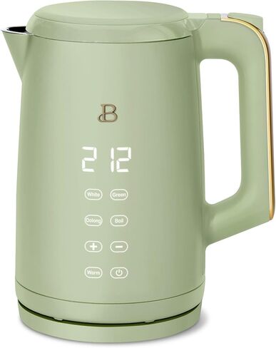 1.7 Liter Electric Kettle 1500W with One-Touch Activation | Fast Boil Water Kettle with Auto Shut-Off & Boil-Dry Protection | Stainless Steel Interior | LED Indicator in Saudi Arabia