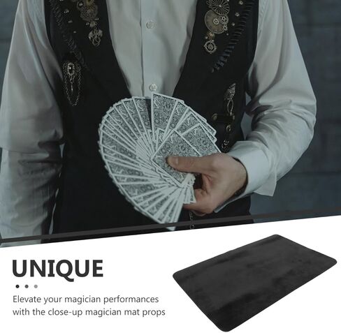 Totority Close-Up Magic Mat 60x40cm - Durable Non-Slip Felt Pad for Card Tricks & Coin Magic, Protective Surface for Clean Gameplay, Ideal for Magicians & Performers at Parties & Stage Shows in Kuwait