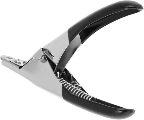 Haofy Pet Nail Scissor 3mm Cutting Edge for Precise Grooming Spring Action Cutting with Safety Guard for Kittens Tiny Dogs Rabbits Birds for Small Pets, Home Use, RV Life (Black) in Saudi Arabia