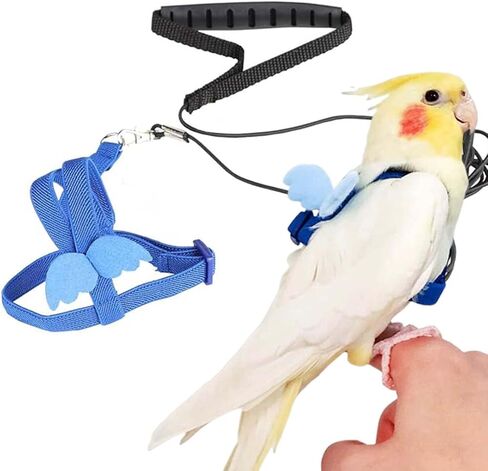 Adjustable Bird Harness for Parrots, Flight Training Leash for Safe Outdoor Activities in Saudi Arabia