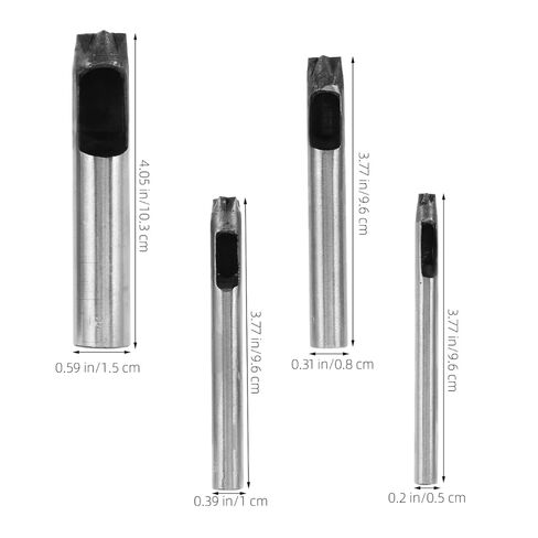 مجموعة أدوات ثقب الثقب على شكل نجمة لثقب الحزام الفولاذي الجلدي للحرف اليدوية اليدوية ثقب الجلد الدقيق لمشاريع الحزام والنسيج in Kuwait