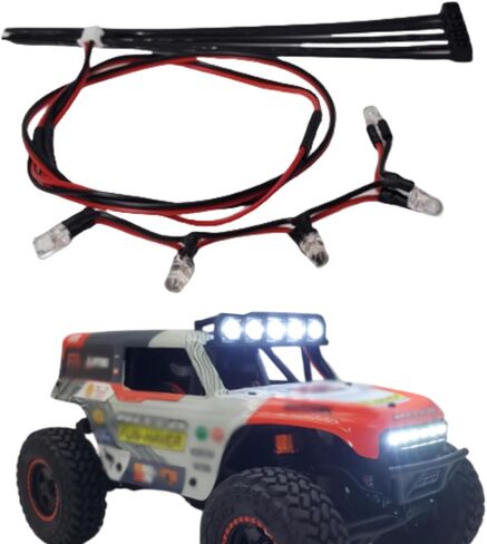 XBERSTAR Roof Light Bar for HPl Venture18 Flux U4 Ford Bronco 4400 1/18 RC Light Lamp Headlight in Saudi Arabia