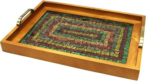 Delphi Glass 3/4" Van Gogh Metallics Mix - 75 Count - Multicolored - Rustic - Abstract - Irregular - Mosaic Supplies - Glue Down - Glass Tiles in Saudi Arabia