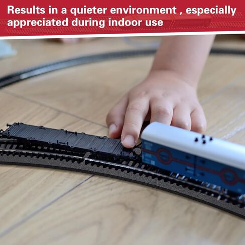 Patelai 2 Roll O Scale Track 24 ft Model Train Foam Roadbed Shock Absorption Base for O N Ho Scale Track Layouts in Saudi Arabia