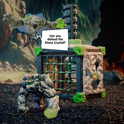 schleich Eldrador Creatures - 28 PC BattleCave Stone Smasher Playset for Boys and Girls - Kids Ages 7+ | 42734 in Saudi Arabia