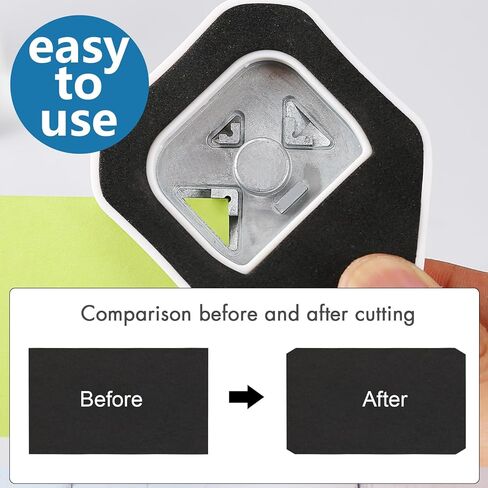 3 in 1 Diagonal Corner Punch, 3 Way Corner Paper Punch for Paper Crafts, Journals, Greeting Cards, Postcards, DIY Projects, Invitations Cards, Gift Tags, and Scrapbooking in Saudi Arabia