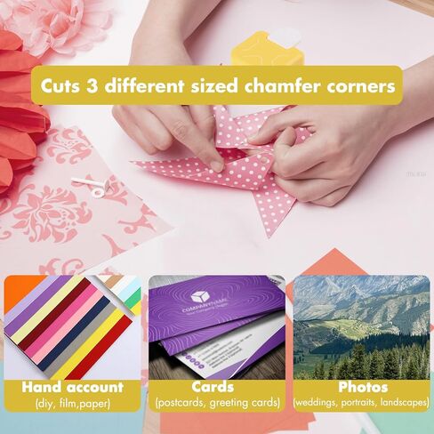 3 in 1 Diagonal Corner Punch, 3 Way Corner Paper Punch for Paper Crafts, Journals, Greeting Cards, Postcards, DIY Projects, Invitations Cards, Gift Tags, and Scrapbooking in Saudi Arabia