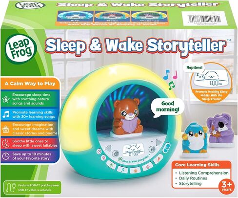 LeapFrog Sleep and Wake Storyteller and Light-Up Sleep Clock in Saudi Arabia