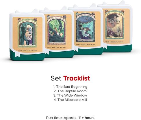 Tonies A Series of Unfortunate Events Audiobook Set - 4 Pack in Saudi Arabia