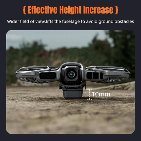 معدات الهبوط LICHIFIT مع أضواء LED قابلة لإعادة الشحن لطائرة DJI Neo 2 بدون طيار، أرجل ممتدة مضيئة 2 في 1، أضواء طيران ليلية تحذيرية، دعامة رفع، مسند تعزيز الارتفاع Neo2 in Saudi Arabia