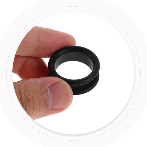 NOLITOY 10Pcs Silicone Scissors Finger Rings, Protectors Non-Slip Thumb Inserts Pet Grooming Shear Finger Ring for Dog Hair Cutting Home Use in Saudi Arabia