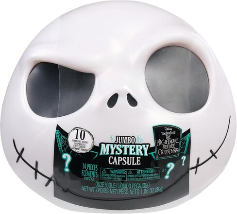 Disney Tim Burton’s The Nightmare Before Christmas™ Jumbo Mystery Capsule, 10 Surprises Inside, Easter Basket Stuffers by Just Play in Saudi Arabia