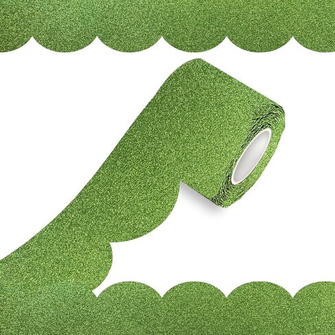 70Ft Shine Scalloped Bulletin Board Border- White Bulletin Board Border, Shiny White Trim Decorative Roll for Classroom, School, Office, Home in Saudi Arabia