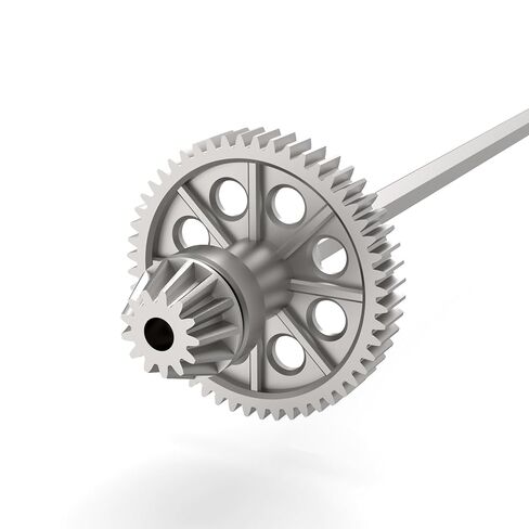 Hosim 9125 Upgraded RC Steel Differential Gears & Aluminum Main Drive Set for Hosim 1/10 Scale 9125 RC Trucks Spur Metal Gears Diff Replacement Part, for RC Car Parts No. 25-ZJ05 & 25-ZJ06 in Saudi Arabia