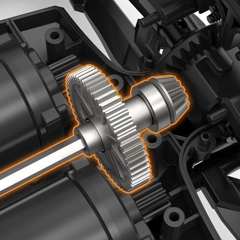Hosim 9125 Upgraded RC Steel Differential Gears & Aluminum Main Drive Set for Hosim 1/10 Scale 9125 RC Trucks Spur Metal Gears Diff Replacement Part, for RC Car Parts No. 25-ZJ05 & 25-ZJ06 in Saudi Arabia
