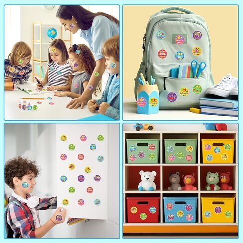 gisgfim 100 Days of School Stickers Glitter 100th Days Smarter Sticker Roll Happy 100th Day Teacher Incentive Stickers Label Decorations for Kids Kindergarten School Classroom Party Supplies, 500Pcs in Saudi Arabia
