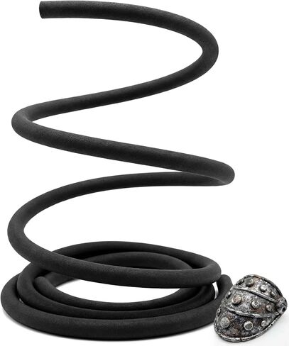 Klyyo Clyro 0.59 بوصة × 9.8 قدم وتد إسفنجي EVA مستدير بالكامل، عصا حرفية سوداء عالية الكثافة EVA Cosplay من أجل أزياء تنكرية للدروع التنكرية لتعزيز الأسلحة DIY in Kuwait