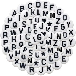 Letter Alphabet Stickers 252pcs Round White Background Black for Scrapbooking Journaling Organizing Marking and Decorating Various Surfaces in Saudi Arabia