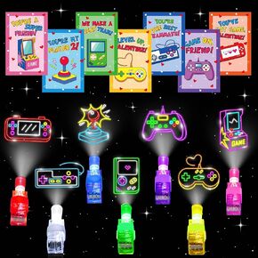 28Pcs Finger Lights Valentines Day Cards, Bulk Valentines Gifts for Kids Classroom Prizes School Gift Exchange Valentine s Day Cards Party Favors for Kids Boys Girls Goodie Bag Stuffers in Kuwait