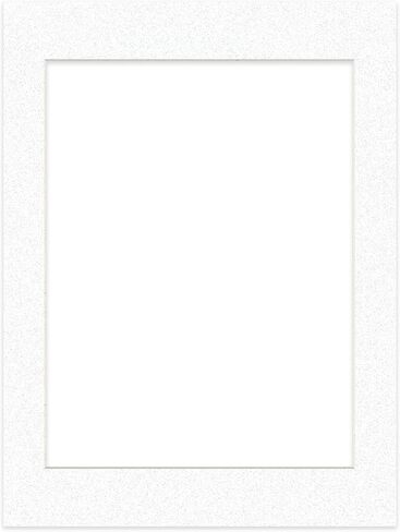 Poster Palooza 12x16 Mat Bevel Cut for 10x13 Photos - Acid Free Oyster Shell White Precut Matboard - For Pictures, Photos, Framing - 4-ply Thickness in Saudi Arabia