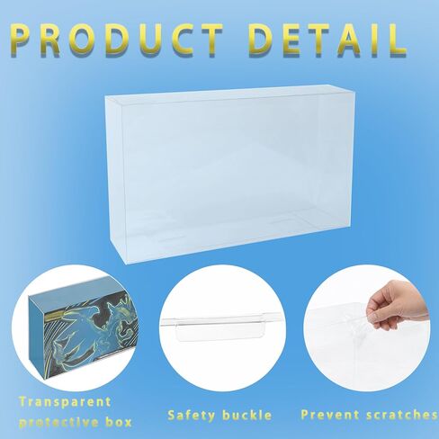 Protector Case for Mega CHARZRD X ex Ultra-Premium Collection UPC and 151 UPC, Clear Premium Collection Boxes for Displays or Storage (5pcs) in Saudi Arabia