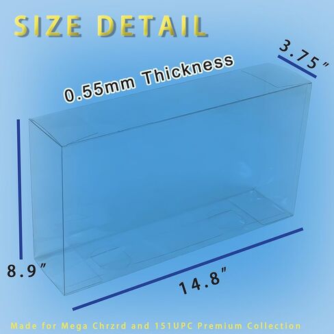 Protector Case for Mega CHARZRD X ex Ultra-Premium Collection UPC and 151 UPC, Clear Premium Collection Boxes for Displays or Storage (5pcs) in Saudi Arabia