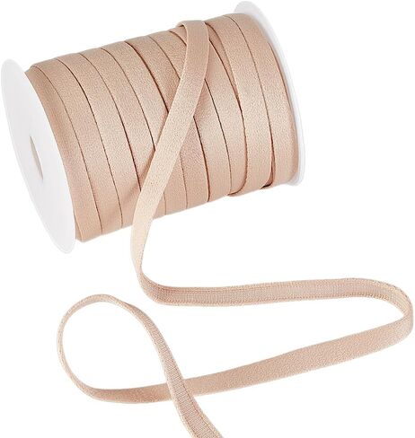 MAYJOYDIY 25 Yards White Corset Boning Casing 3/8inch Underwire Replacement Bra Cover Band Ribbon Nylon Bra Plush Back Casing for Sewing Accessories DIY Wedding Handmade Clothing in Saudi Arabia