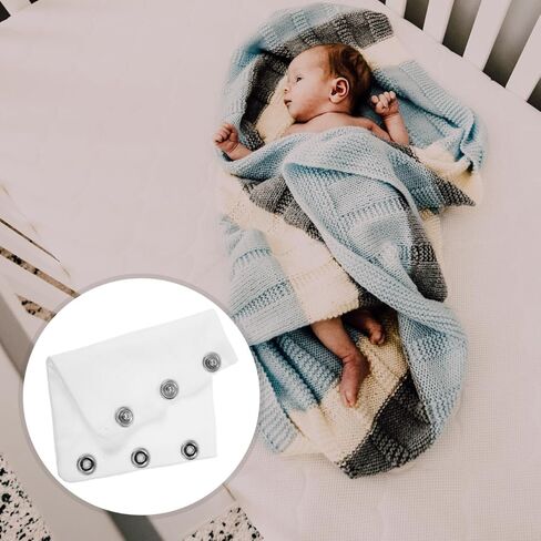 NOLITOYBaby Bodysuit Extender Snap Cotton Double-Layer Romper Extension Piece for Infant Jumpsuits Soft Comfortable Utility Diaper Accessory in Saudi Arabia