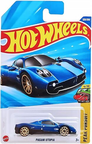 Hot Wheels - Pagani Utopia - Peak Persuit 4/10 - JBB38 - Short Card - Blue Metallic - Mattel 2025-1:64 in Saudi Arabia
