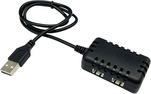 شاحن بطارية ليبو 2 في 1 7.4 فولت - شاحن توازن السيارة RC كابل USB 1A مع موصل قابس XH-3P لبطاريات 2S 7.4 فولت RC سيارات بدون طيار شاحنة قارب طائرة كوادكوبتر Airsoft SCX24 SCX10 in Kuwait
