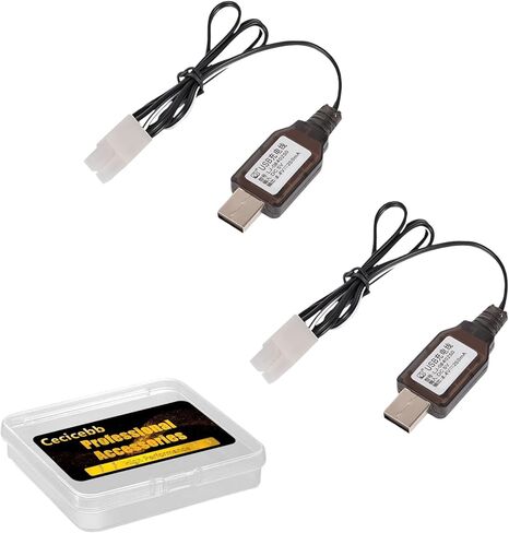 8.4V USB Charger Battery Charging Cable with Standard Tamiya Plug for RC Truck RC Excavator 8.4V NICD/NIMH Battery Charger in Saudi Arabia