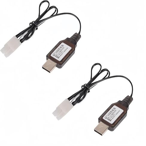 8.4V USB Charger Battery Charging Cable with Standard Tamiya Plug for RC Truck RC Excavator 8.4V NICD/NIMH Battery Charger in Saudi Arabia