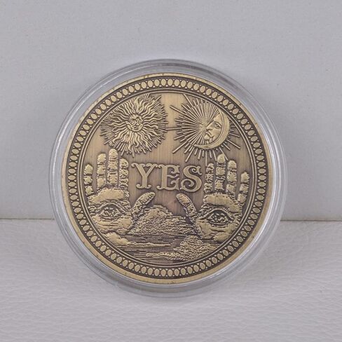1Pack Yes or No Challenge Coin Decision Divination Coin, 1Pack in Saudi Arabia