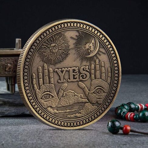 1Pack Yes or No Challenge Coin Decision Divination Coin, 1Pack in Saudi Arabia