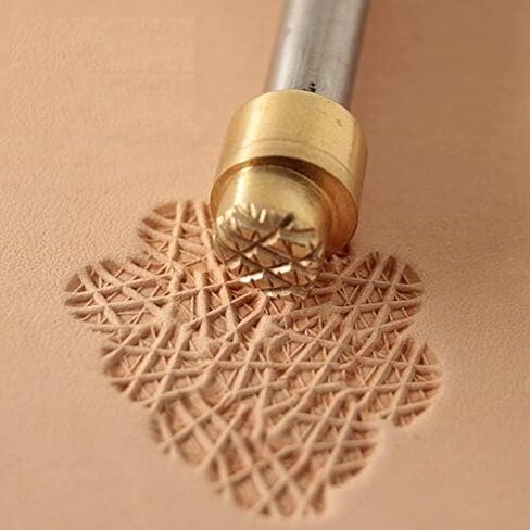 DandS ltd Leather Stamp Tool, Crosshatch, Professional Steel Craft Tool for Leatherworking, Embossing, Carving & Stamping Leather Projects, Belts, Wallets & DIY Projects Compatible with Mallet #424 in Saudi Arabia