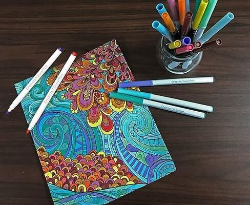 CRAYOLA Bright Supertips Pastel Edition, Pack of 12 in Saudi Arabia